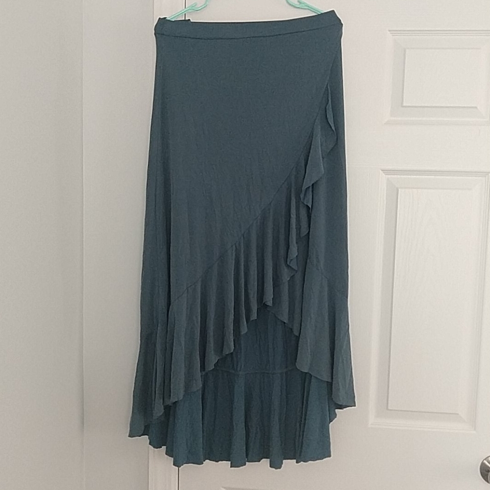 Ruffle Midi/Maxi Skirt